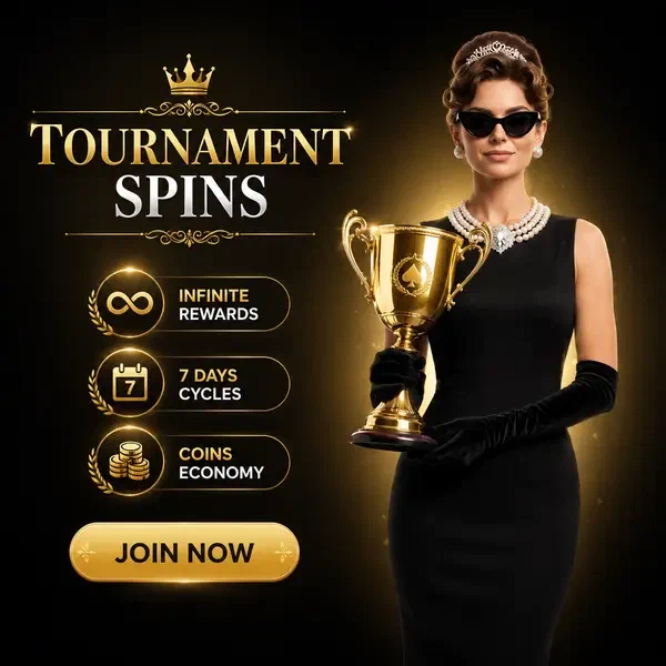 Campeón de torneo sosteniendo copa de trofeo dorado en Tiradas de Torneo y Desafío que Siguen Llegando con tiradas gratis